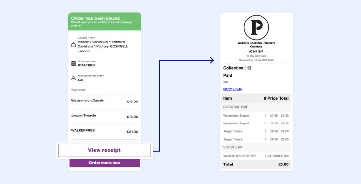 Receipt enhancements