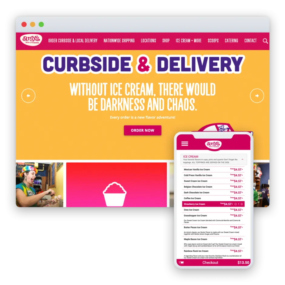 Flipdish Amys Online Ordering